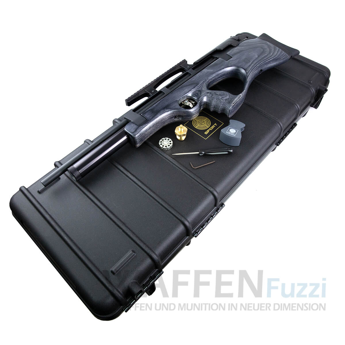 _51A8703-Kopie Steyr Pro X Pressluftgewehr Bullpup Kaliber 4,5mm / 5,5mm Grau Zubehör