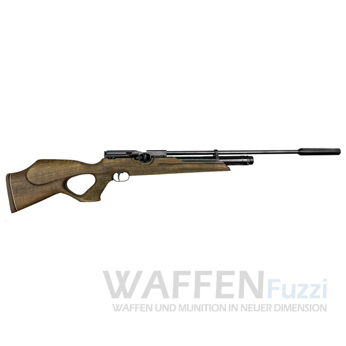 PP2_0050-copyyRMHKZpOSf5Xq HW 100T Weihrauch Pressluftgewehr Schichtholz + Schalldämpfer Kaliber 5,5mm Diabolo