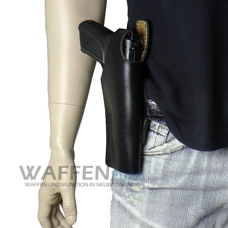 Lederholster-P88-Walther-1 Walther P88, Walther P99 Schnellziehholster für Gürtel