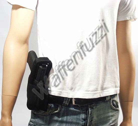 10570f3c05c8bed90a0623aa3006e9d5 Multifunktionales Gürtelholster aus Nylon für große Pistolen