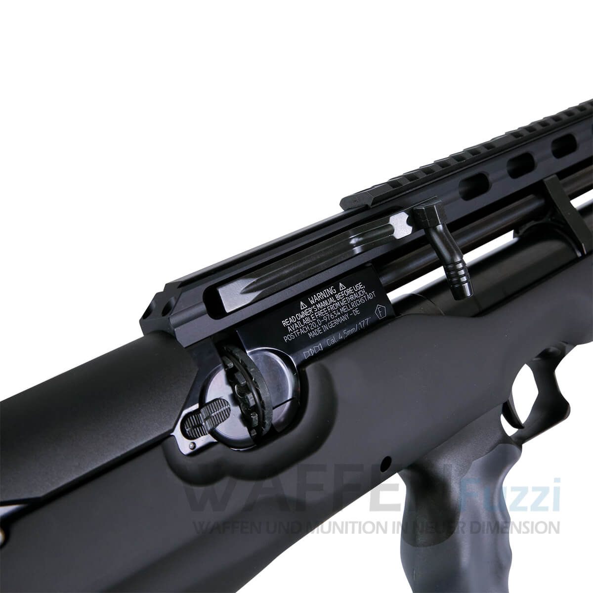 _51A8724-Kopie Weihrauch HW 100 BP Pressluftgewehr+Schalldämpfer Waffen und Munition online shoppen