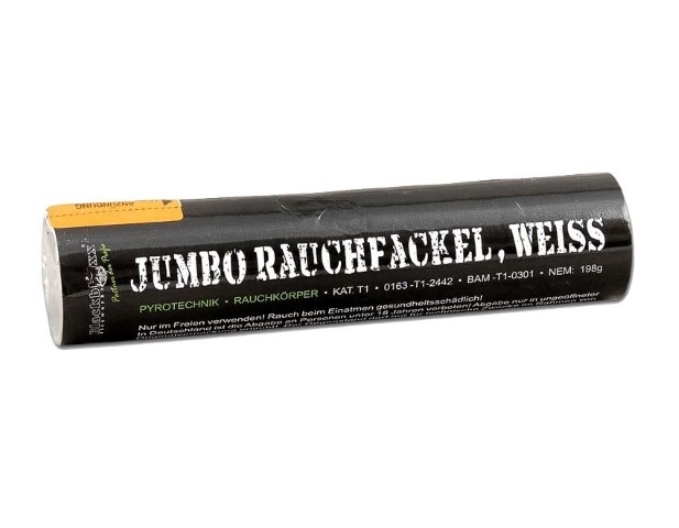 Jumbo Rauchfackel Weiß 100Sek. Jumbo Rauchfackel Weiß 100Sek.