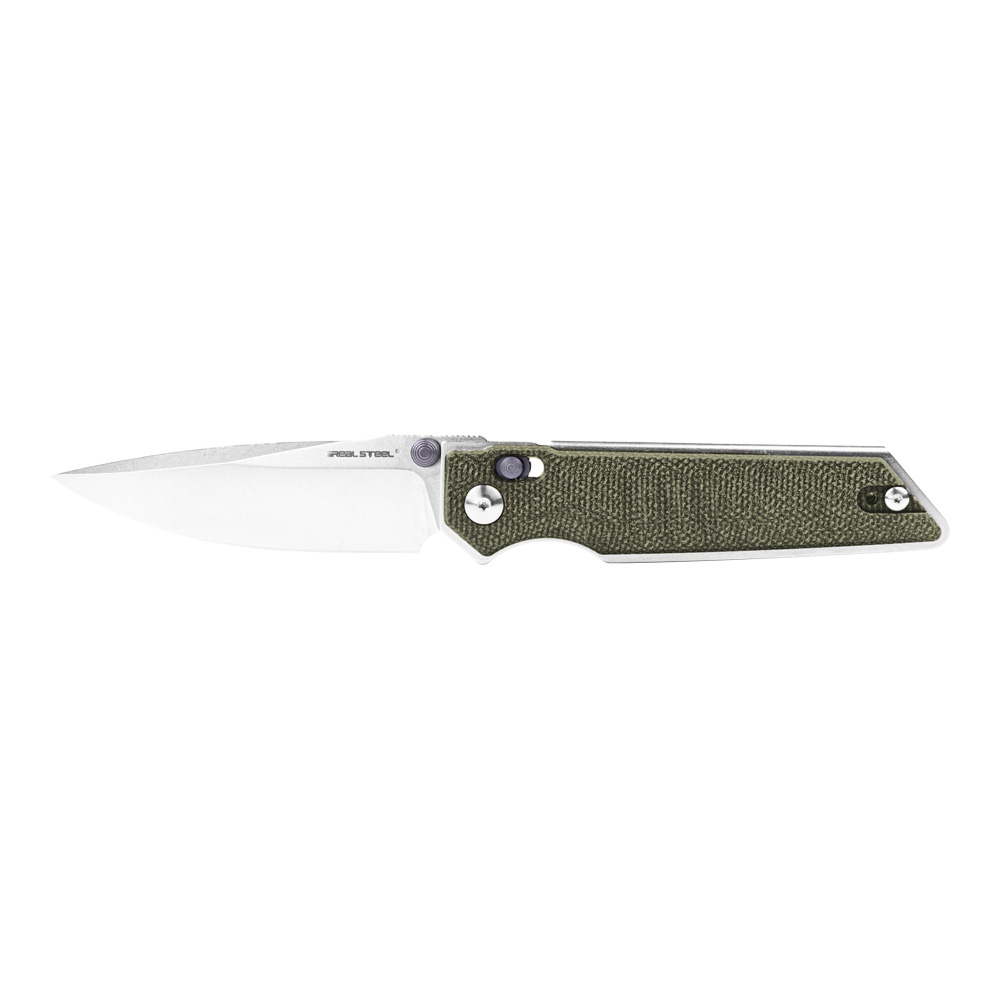 Real Steel Sacra Green Canvas Micarta 