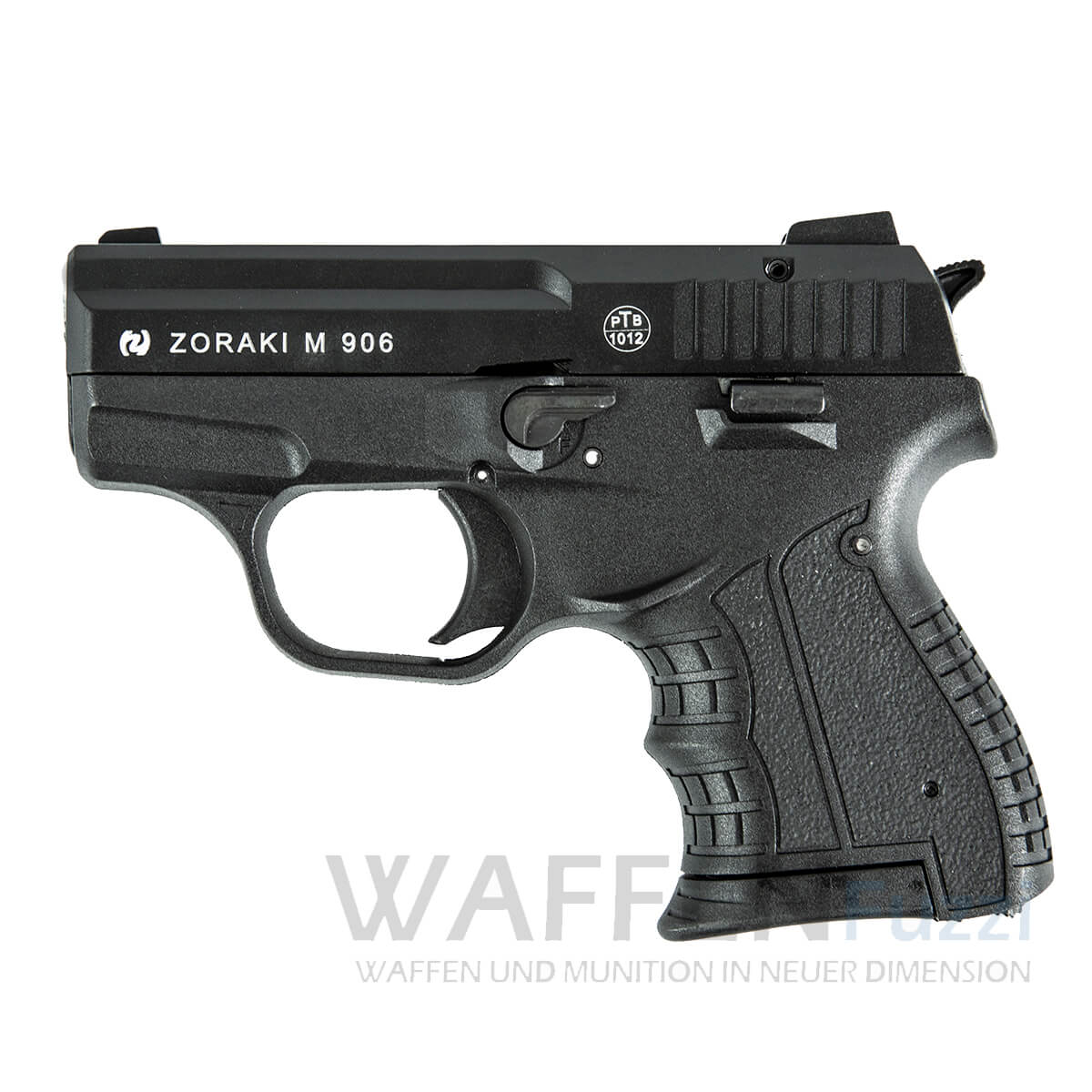 Zoraki-906-Br-niert-Chrom-Schreckschusspistole Zoraki M 906 Brüniert Chrom Schreckschusspistole Kaliber 9mm