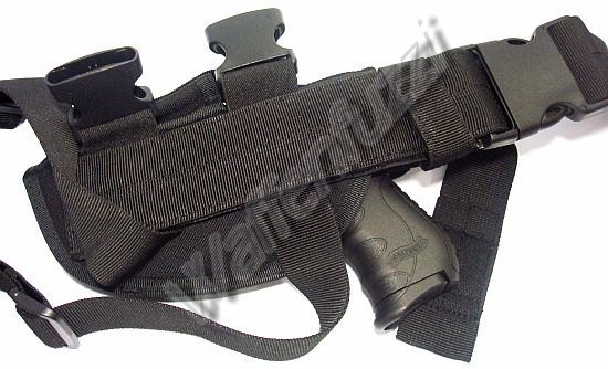 Oberschenkelholster / Gürtelholster aus Nylon für große Pistolen oder Revolver