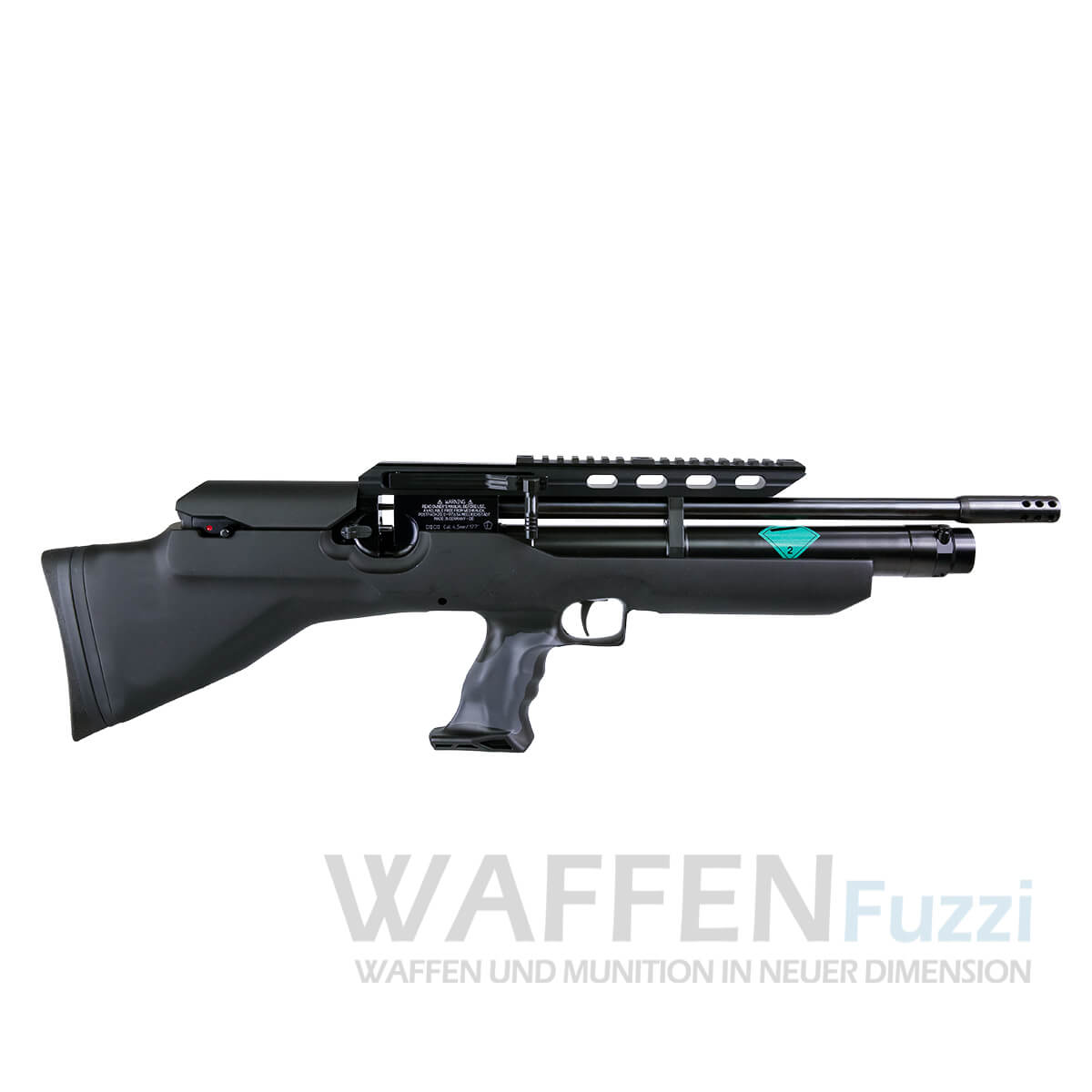 _51A8736-Kopie Weihrauch HW 100 BP Pressluftgewehr Bullpup 410mm Lauf