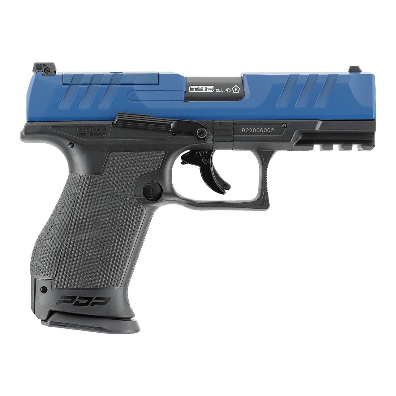 T4E Walther PDP Compact 4" .43 OR 8 Schuss BLUE