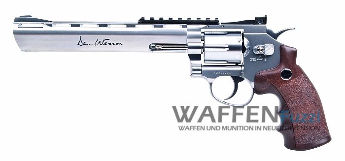 dan-wesson-8-zoll-revolver-vernickelt Dan Wesson 8 Zoll CO2 Revolver 4,5 mm BB vernickelt