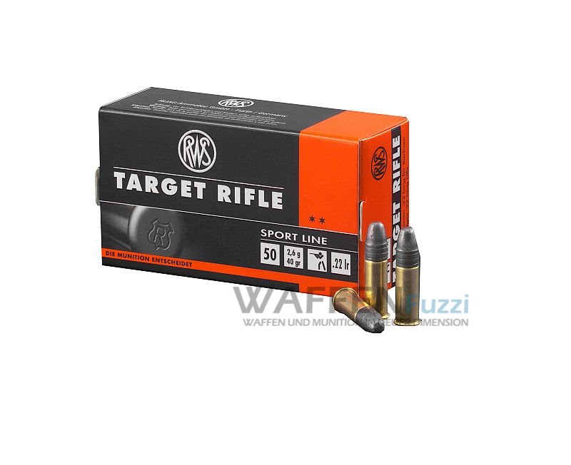 RWS-Target-Rifle-rua-2132478 RWS Target Rifle Kaliber 22lfb 50 Schuss 330m/s KK Standard Gewehrmunition