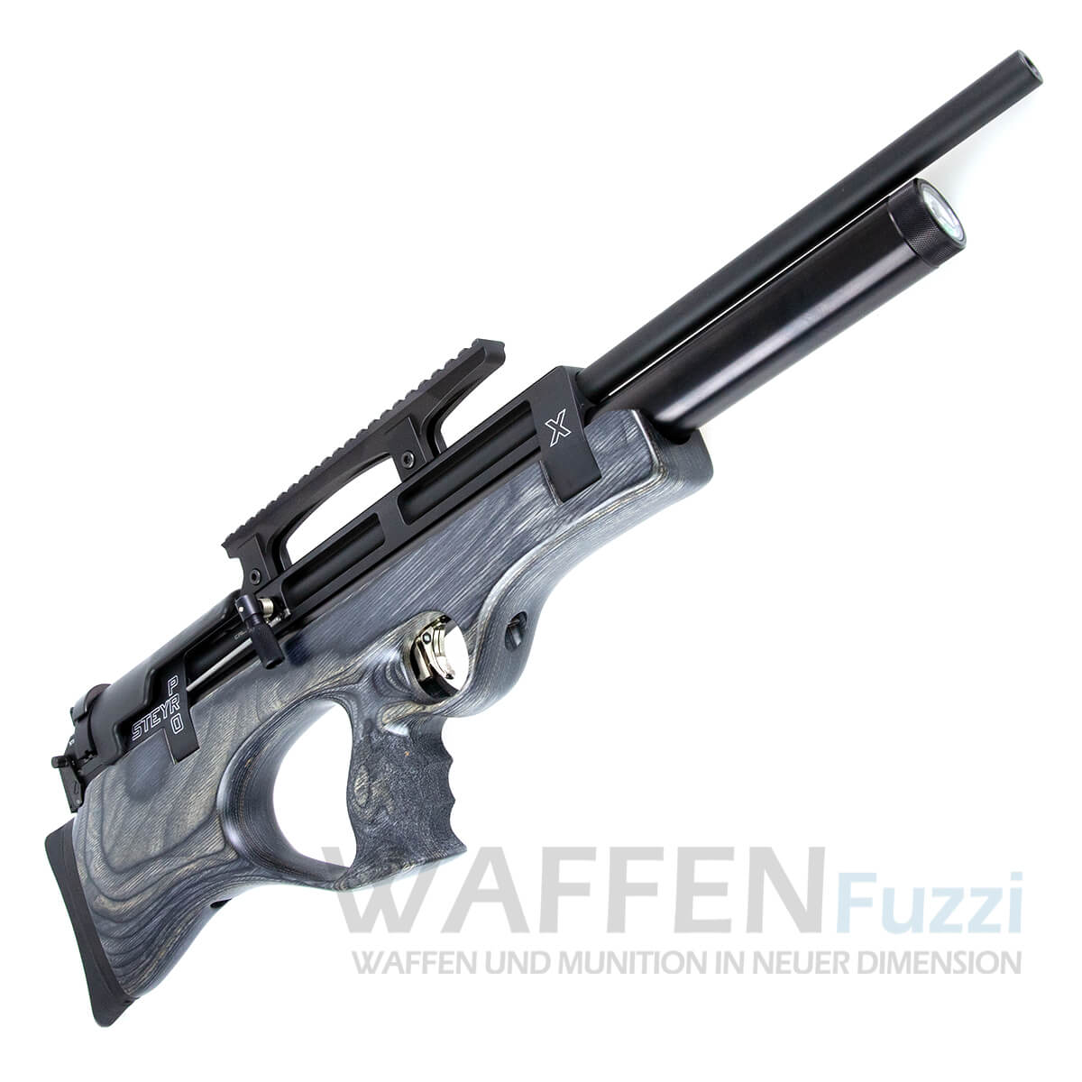 Steyr Pro X Pressluftgewehr Bullpup Kaliber 4,5mm / 5,5mm Grau Rechts