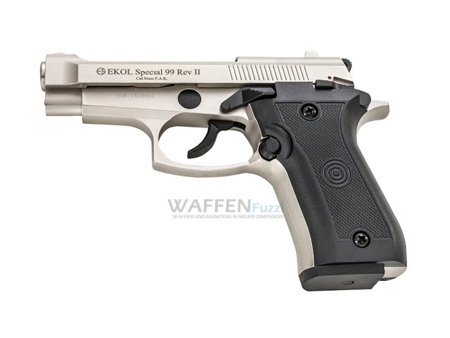 Gas Signal Pistole Special 99 Ekol Kaliber 9mm PAK vernickelt