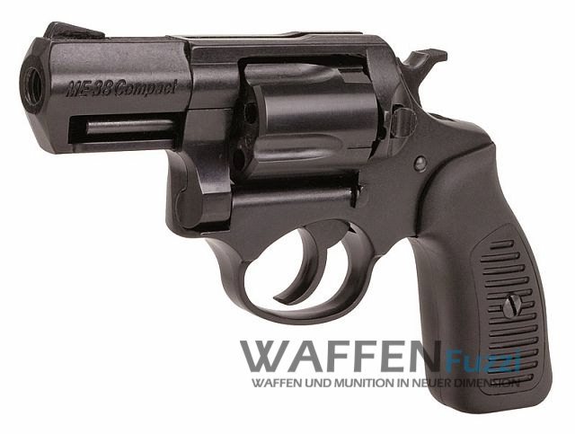ME 38 Compact Revolver Schreckschusswaffe brüniert