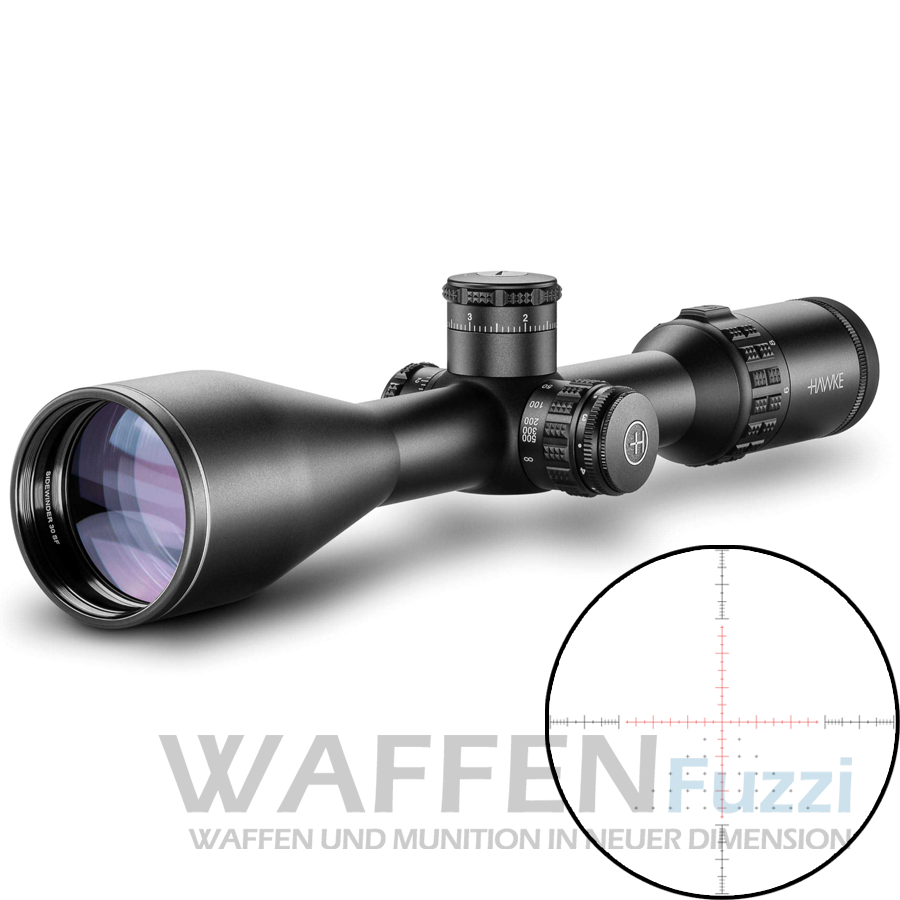 Hawke Sidewinder 30 SF 6-24x56 20x Half Mil Absehen Hawke Sidewinder 30 SF 6-24x56 20x Half Mil Absehen