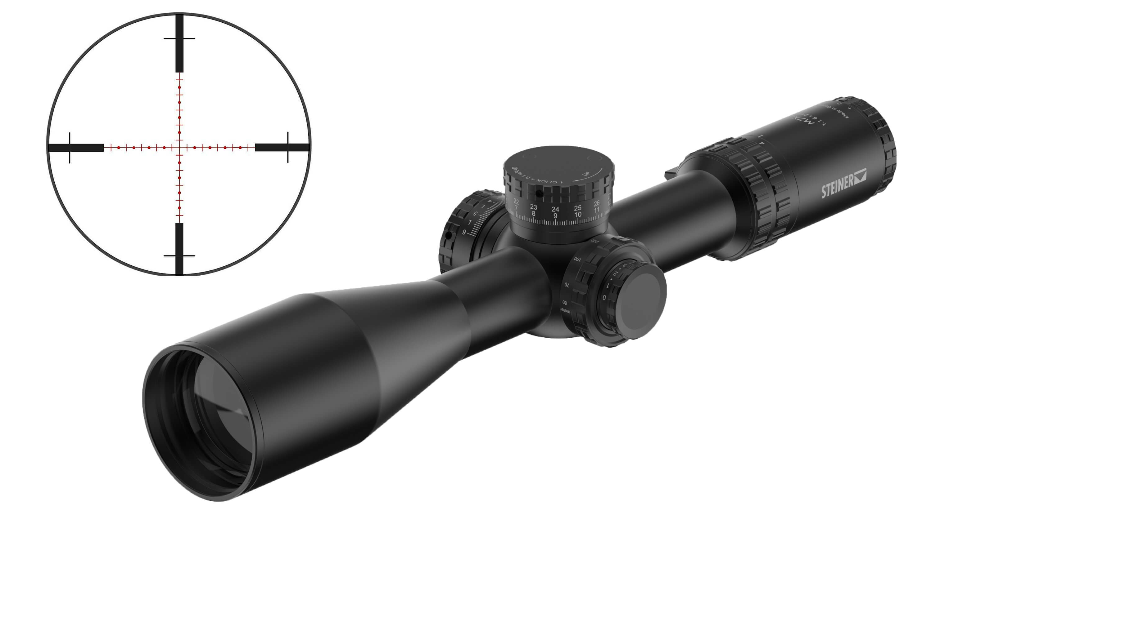 Steiner M7XI 4-28x56 Zielfernrohr G2B MilDot Steiner M7XI 4-28x56 Zielfernrohr G2B MilDot