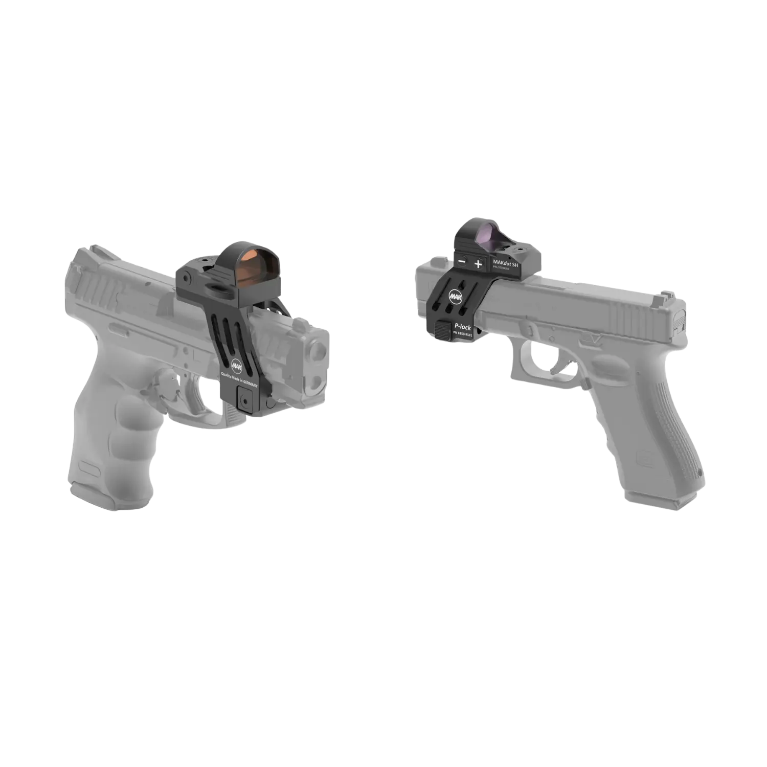 MAK P-LOCK Reflexvisier-Montage für Pistolen I Sig Sauer P226 X5 / X6