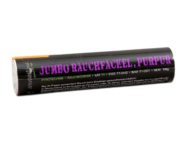 Jumbo Rauchfackel Purpur 100Sek.