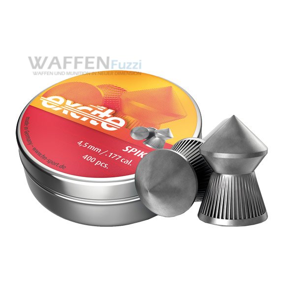 H-N-Excite-Spike-Spitzkopf-Luftgewehrkugeln Spitzkopf Diabolos aus dem Hause H&N Kaliber 4,5mm Excite Spike