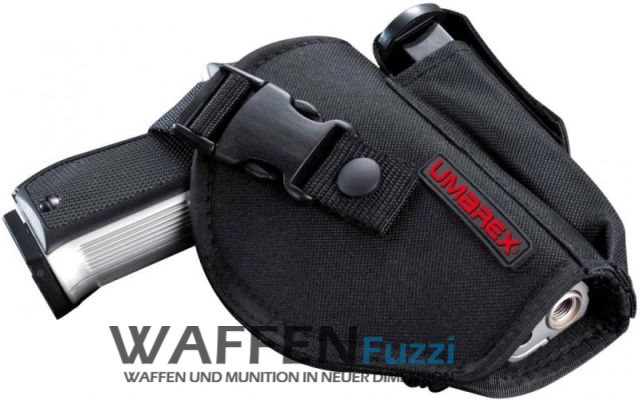 Gürtelholster mit Magazintasche aus Nylon