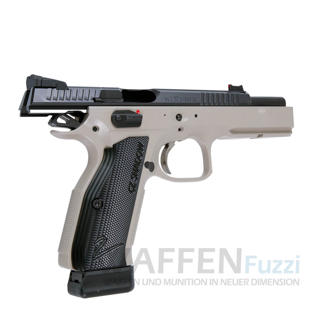 CZ 75 Shadow 2 Urban Grey Kaliber 9mm Luger - Verlängerter Schlitten und Lauf 