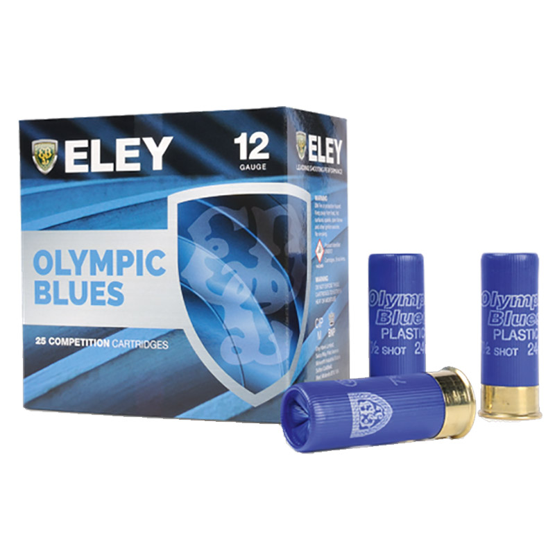 Eley-Olympic-Blues-Trap Eley Olympic Skeet oder Trap 24g / 28g Kaliber 12/70 preisgünstige Staffel