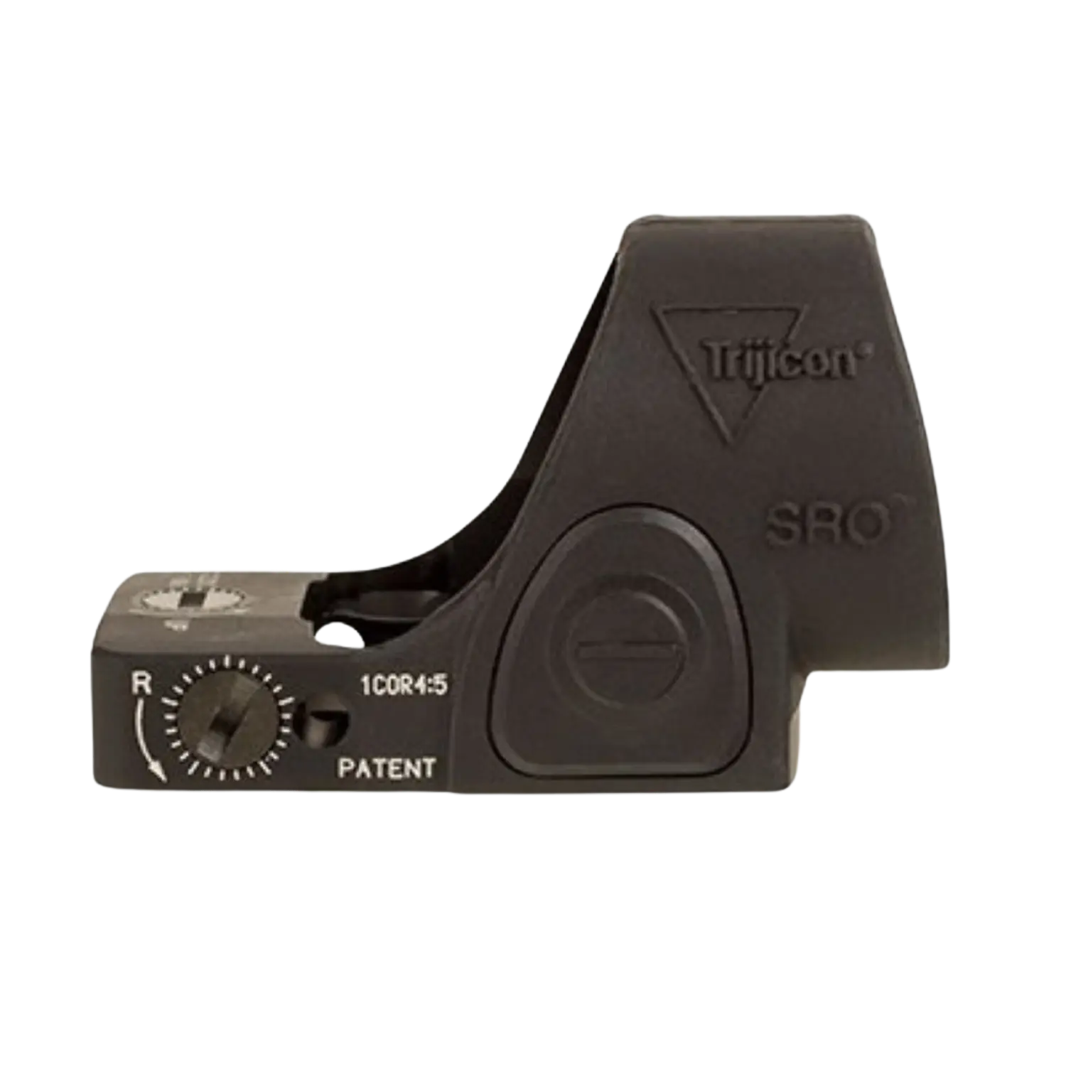Trijicon SRO Dot 1,0 MOA rot verstellbar schwarz matt LED Trijicon SRO Reflexvisier mit seitlichem Einstellrad und patentiertem Design.