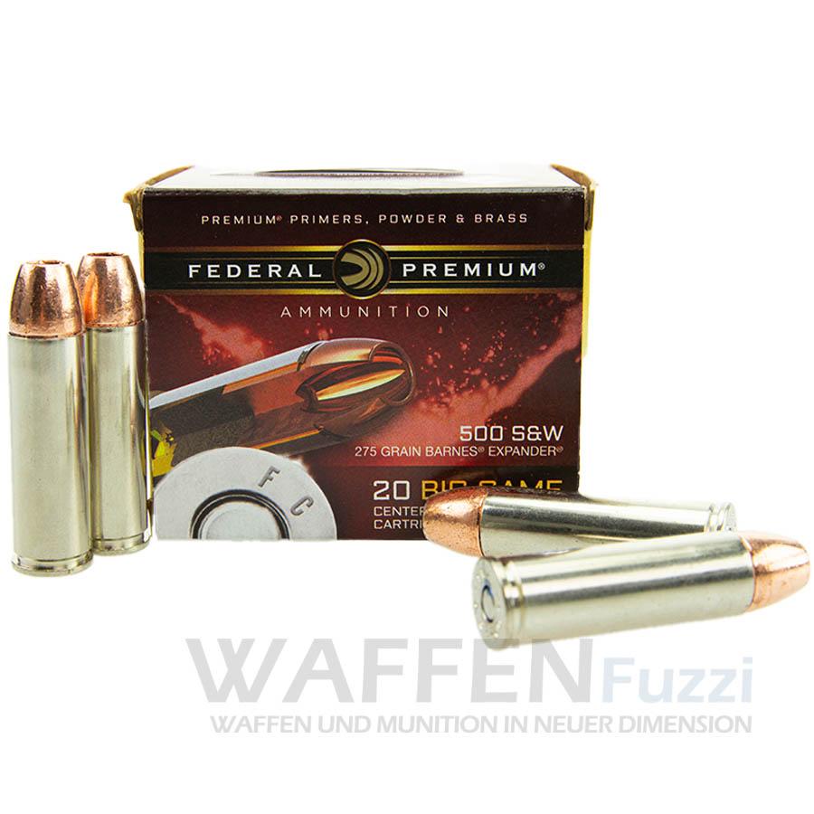 Federal Premium Barnes Expander .500 S&W 275GR HP