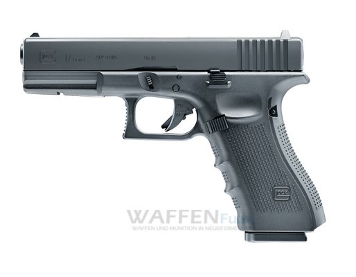 CO2 Pistole Glock 17 Generation 4 Kaliber 4,5mm Stahl BB mit BlowBack