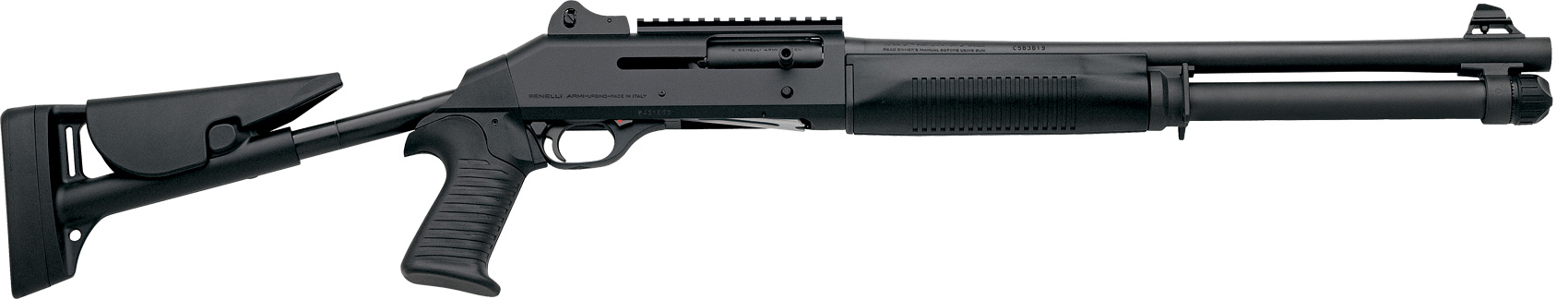 Benelli-M4-S90-47cm-TS Benelli M4 Teleskopschaft 47cm Lauf (51cm ragt über Magazin heraus)