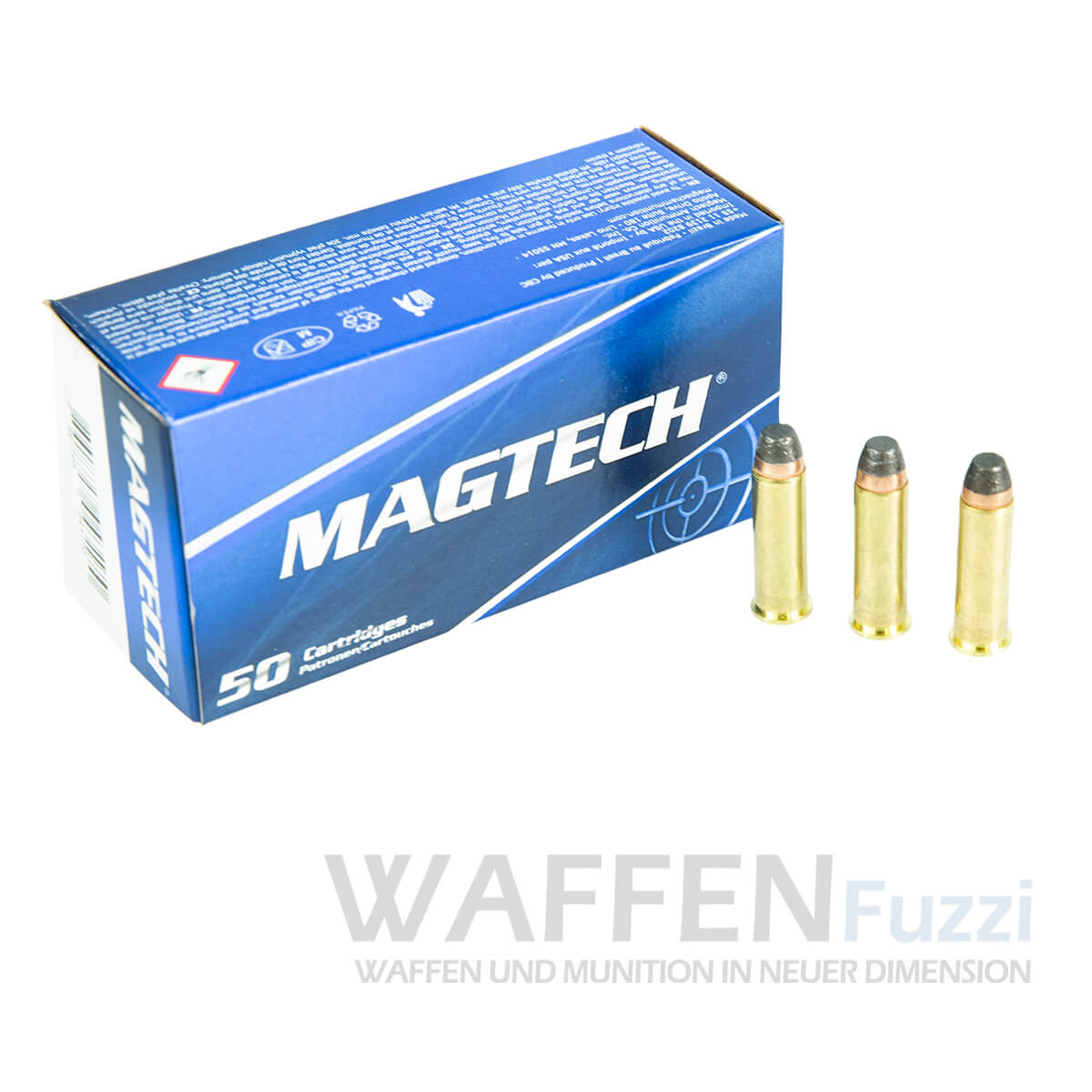 Magtech Revolvermunition Kaliber 357 Mag. SJSP-Flat 50 Schuss