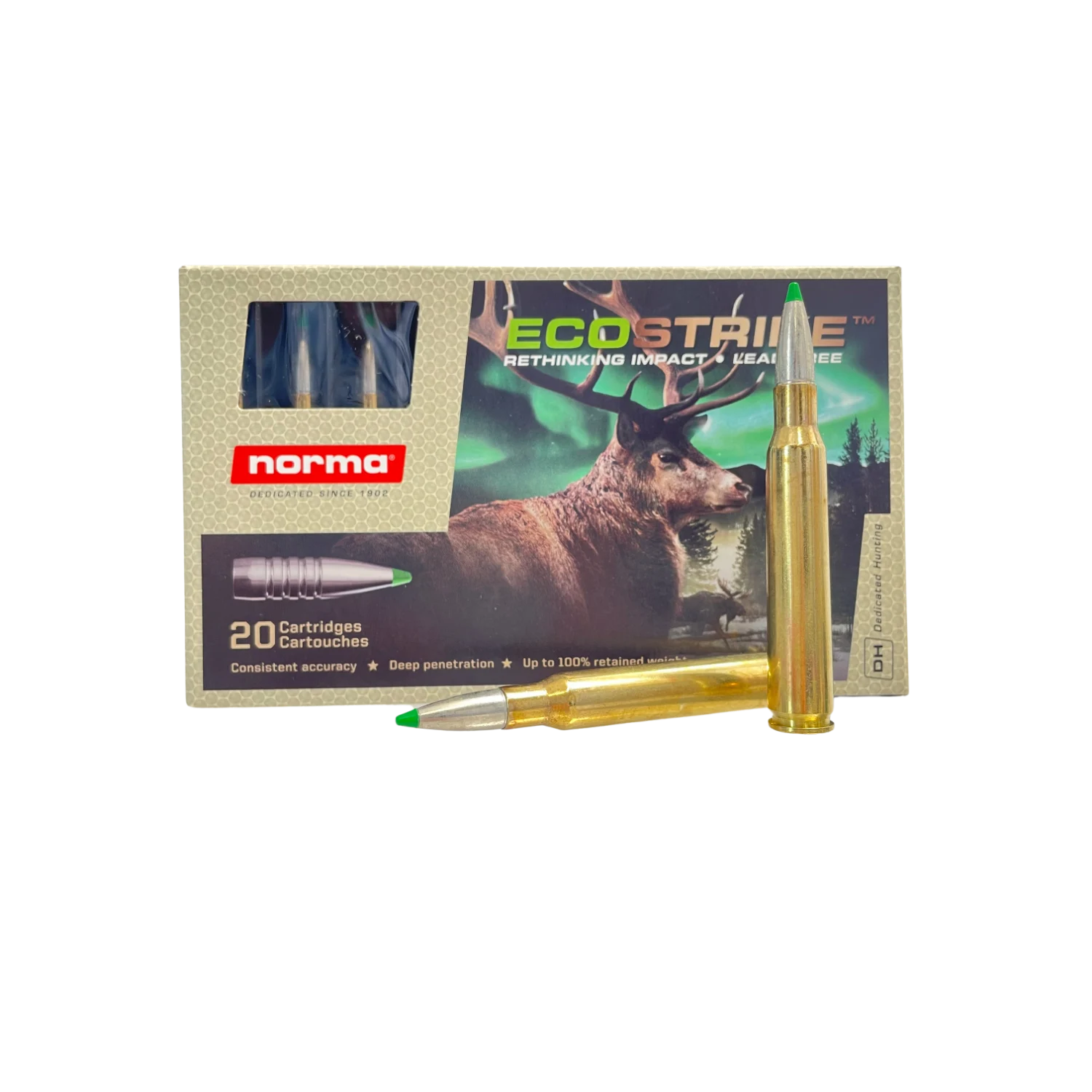 Norma Ecostrike 7x65R Bleifrei 140gr 20 Schuss