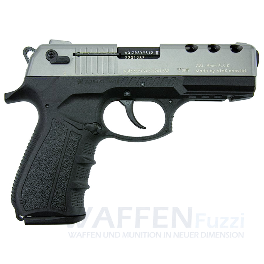 Zoraki 4918 Schreckschusspistole titan Kaliber 9mm P.A.K.