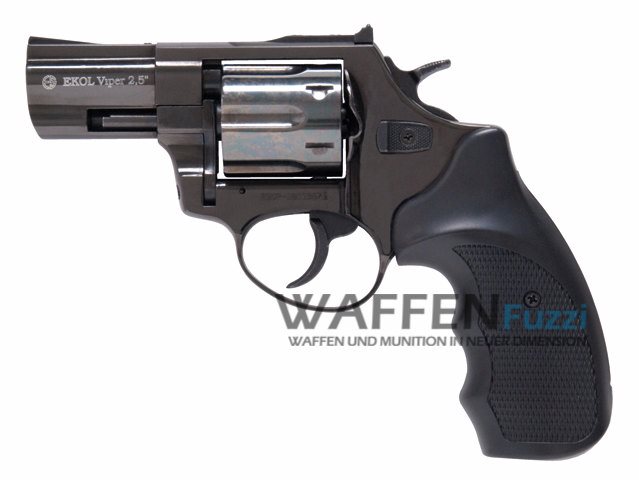 Ekol Viper in der kurzen 2,5" Version. Die Stahtrommel fasst 6 Schuss im Kaliber 9mm R.Knall