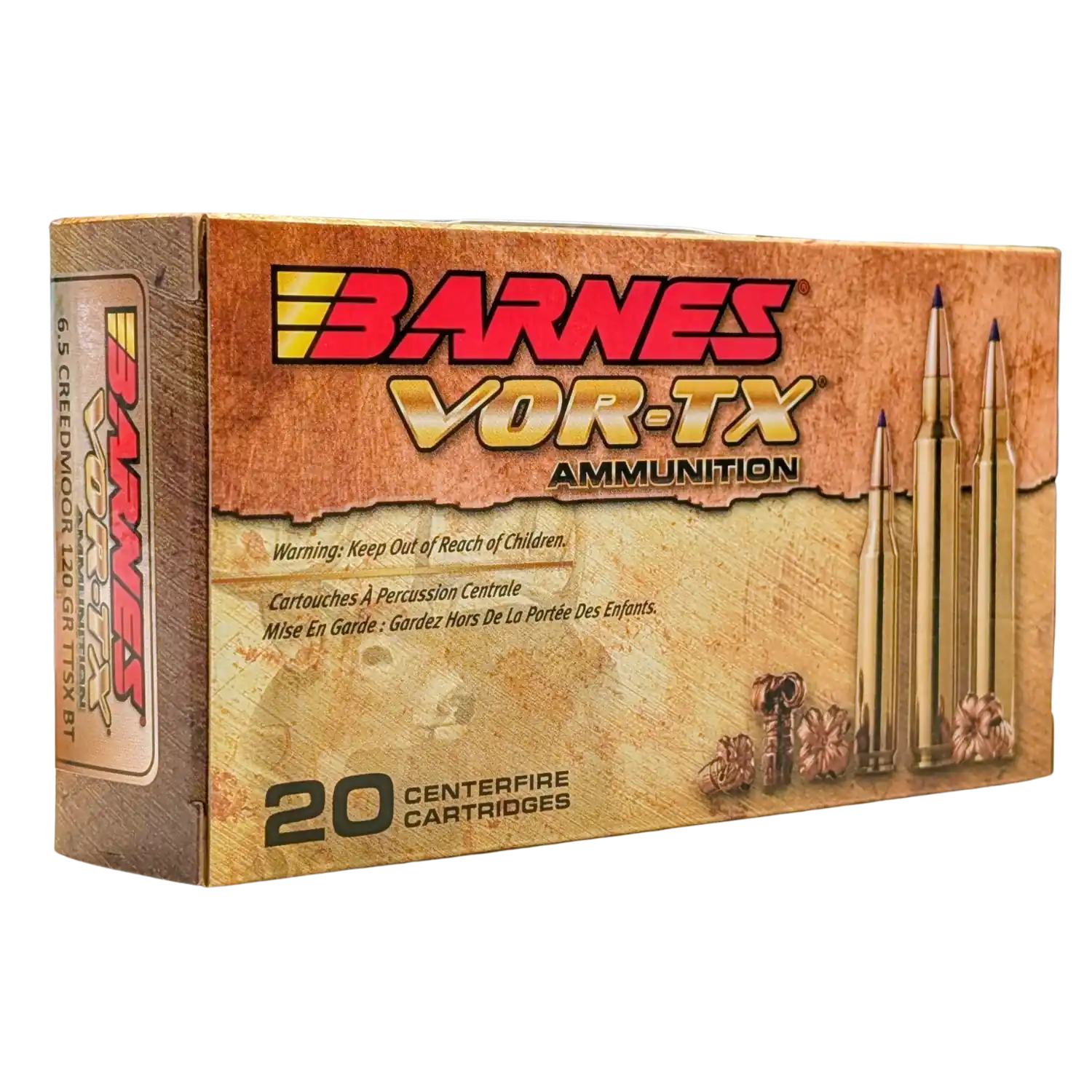 Barnes VOR-TX 6.5 Creedmoor TTSX 120gr 20-Schuss
