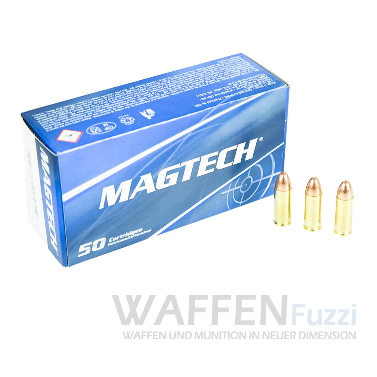 Munition Magtech 9x21 FMC 50 Schuss - preisgünstige Munitionsstaffel bei Waffenfuzzi