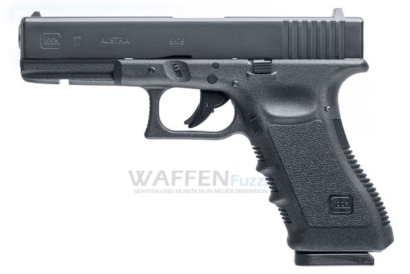 Glock-17-CO2-Pistole-4-5mm-Diabolo-BlowBack CO2 Pistole Glock 17 Kaliber 4,5mm Stahl BB mit BlowBack