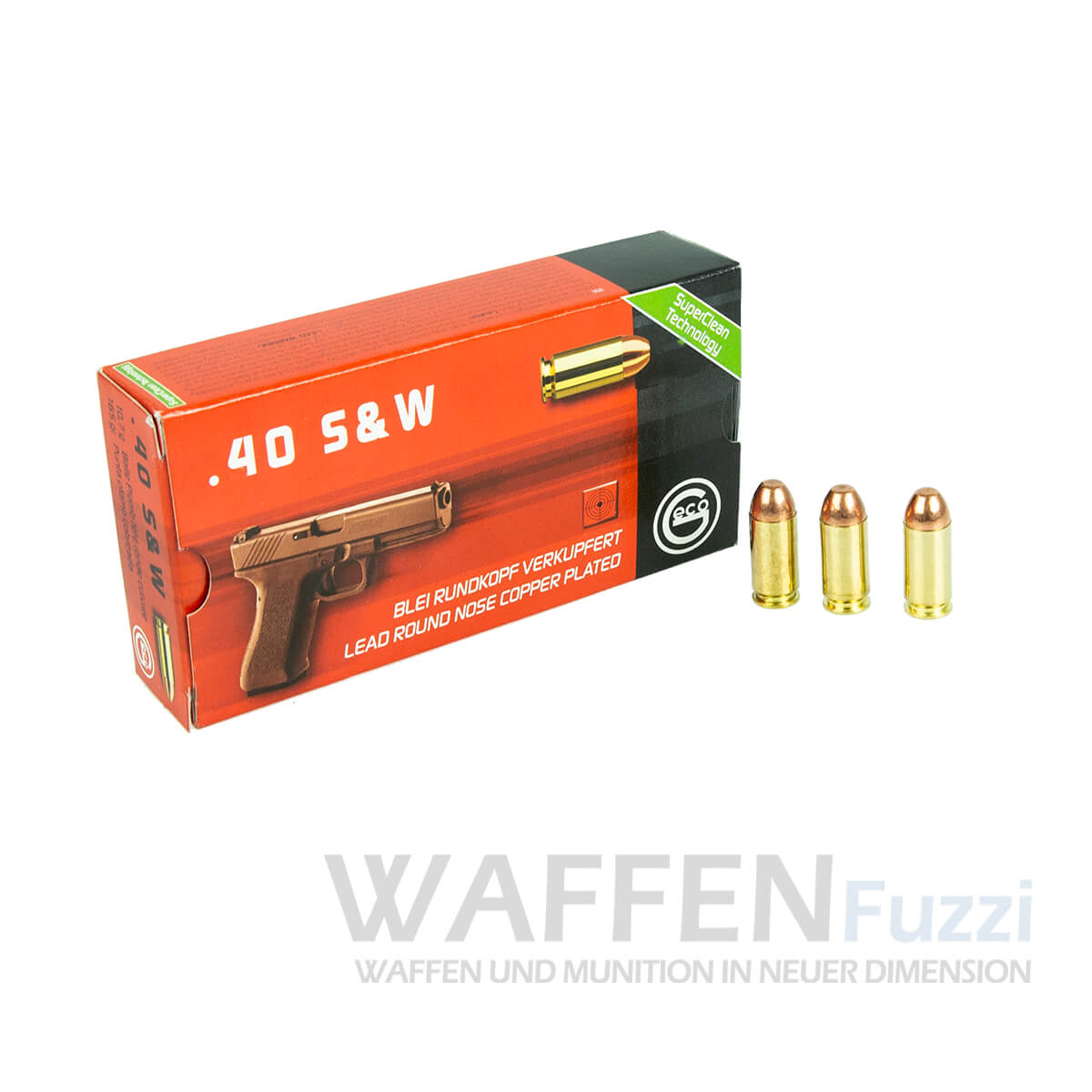 Geco .40 S&W 165grs 50 Schuss günstige Staffelpreise gibts bei Waffenfuzzi