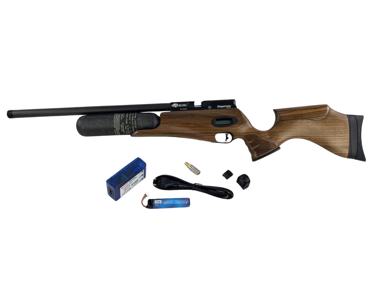 Daystate Red Wolf Walnuss Hi Lite 4,5mm Diabolo Repetier-Pressluftgewehr Daystate Red Wolf Walnuss Hi Lite 4,5mm Diabolo Repetier-Pressluftgewehr