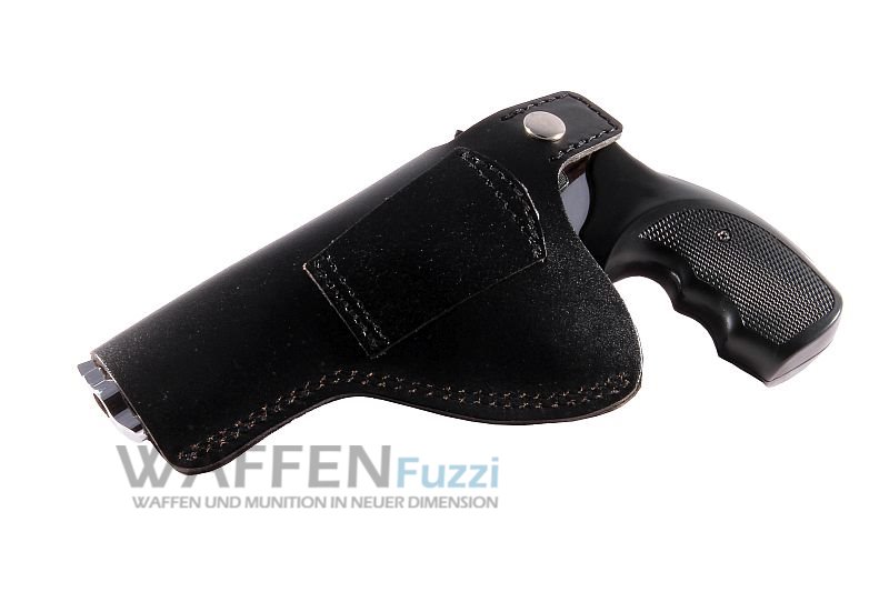 GuertelHolsterAusLederFuerPistole_GSCHA-2053 Gürtelholster Schnellzieh-Holster für 4 Zoll Revolver Ekol, Record, Reck u.v.m.