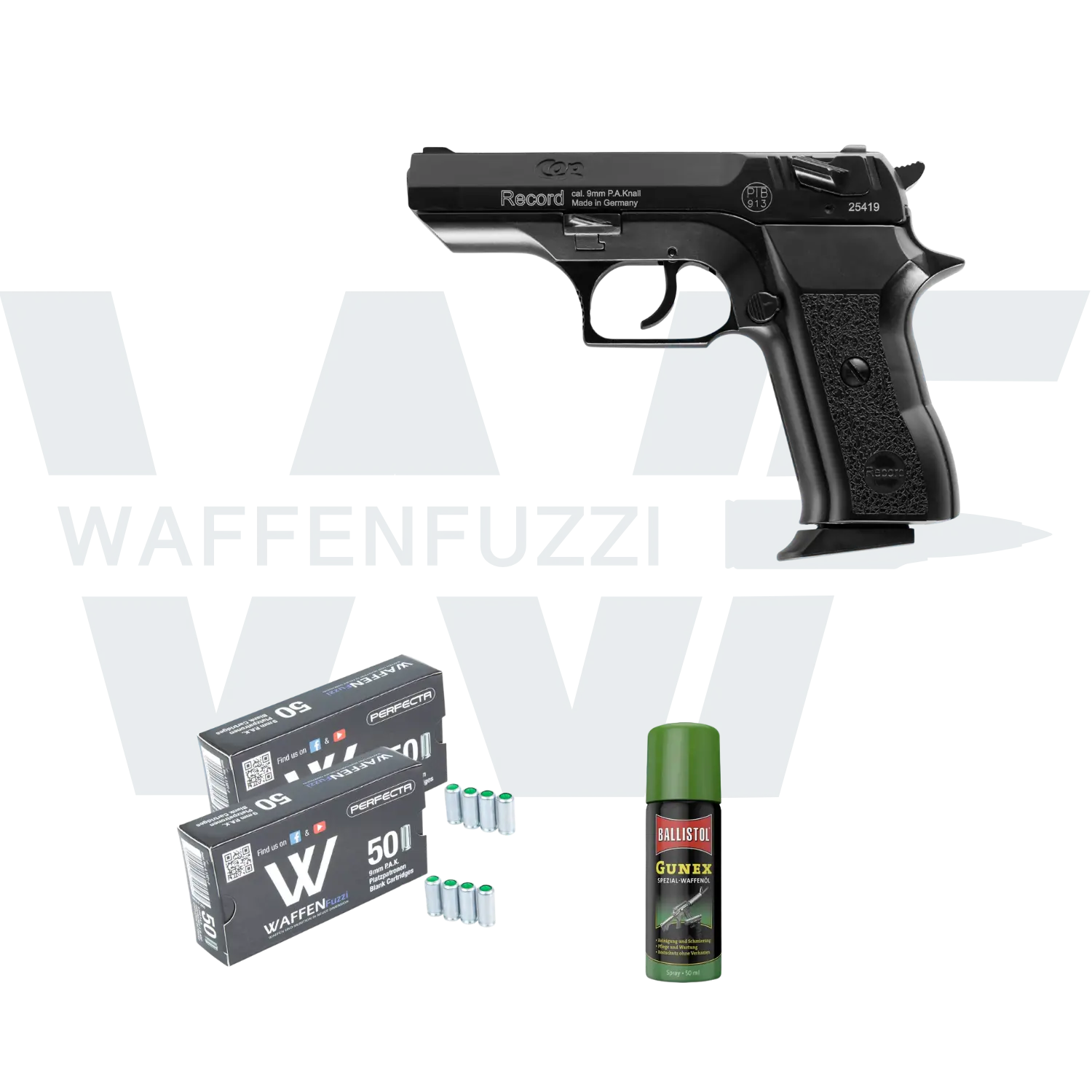 Record Cop Schreckschusspistolen Set "S" Kaliber 9mm PAK