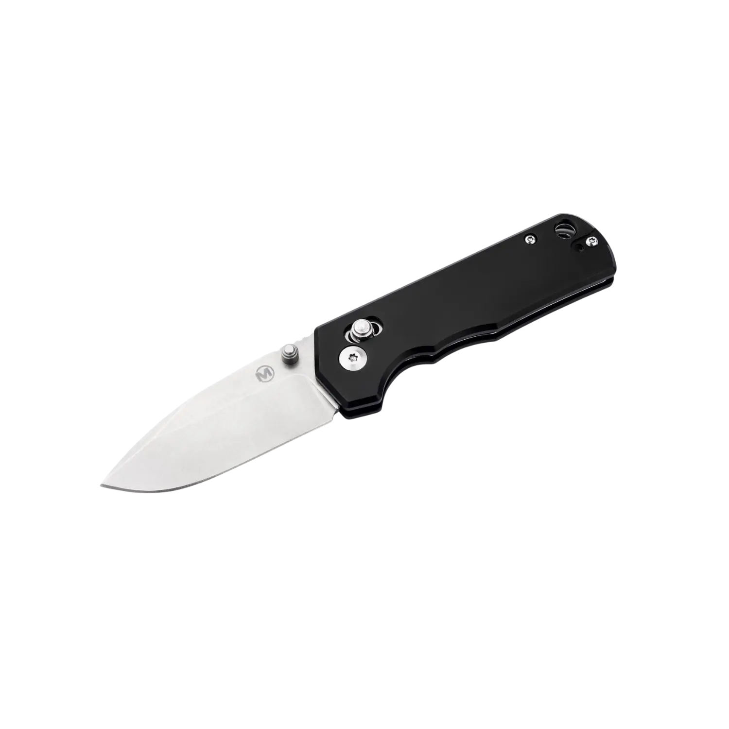 Klappmesser in Schwarz und Silber 