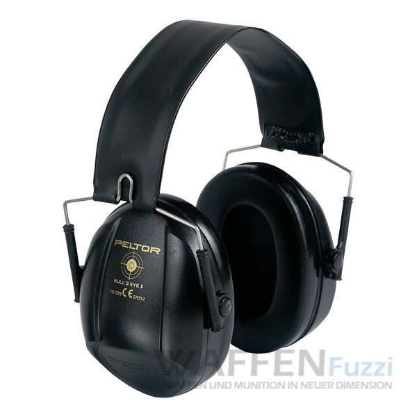 Peltor 3M Bulls Eye I schwarze Gehörschutz Kopfhörer