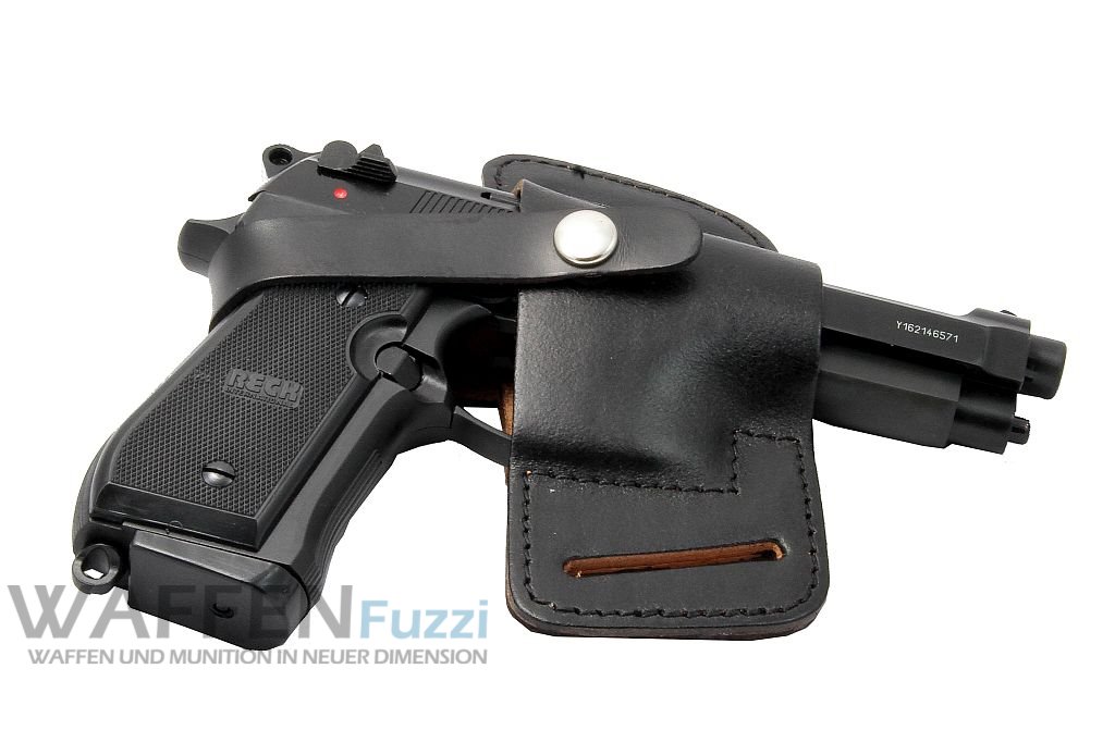 Gürtelholster Belt-Slide mit Gürtelschlaufe für Zoraki, Reck Miami, Colt, Walther