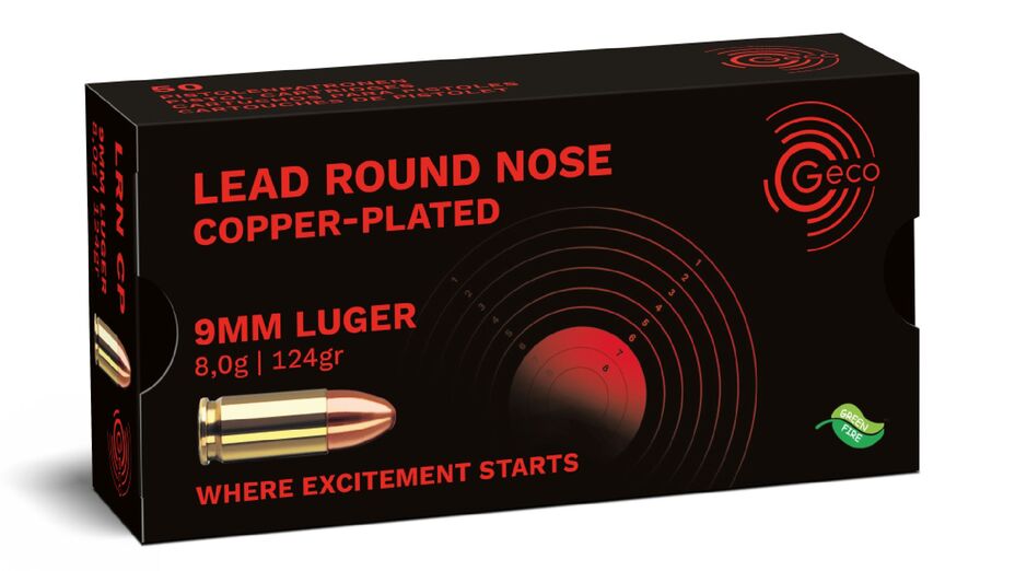 Geco 9mm Luger Bleirundkopf verkupfert SuperClean 124gr 50 Schuss Geco 9mm Luger Bleirundkopf verkupfert SuperClean 124gr 50 Schuss