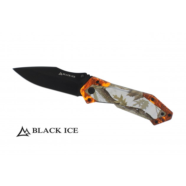 Black-Ice-Orange-Hunter Black Ice Orange Hunter von MP9 Einhandmesser