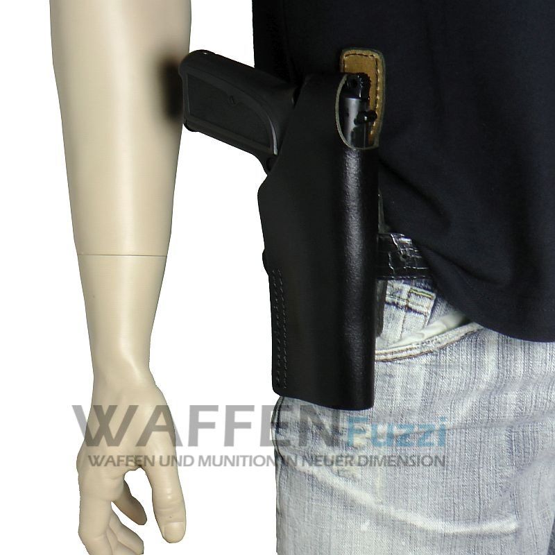 Leder-Gürtelholster für 9mm Pistole P88, GPDA