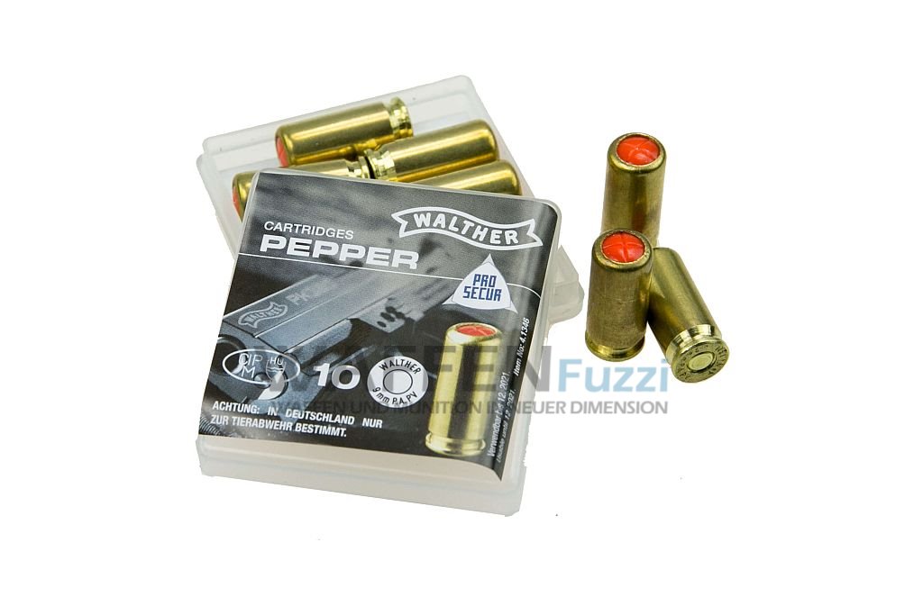 Pfefferpatronen für Schreckschusspistole 9mm PA PV