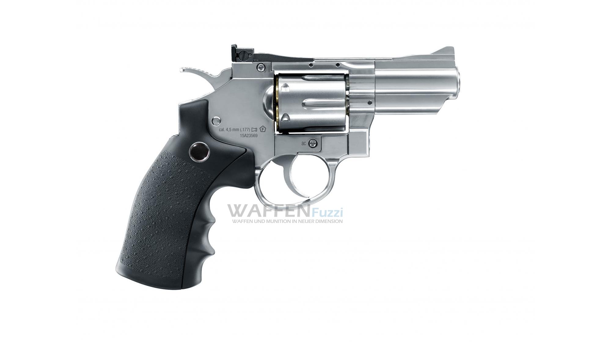 CO2 Revolver Legends aus Metall mit 6 Schuss Trommel Kaliber 4,5mm Diabolo