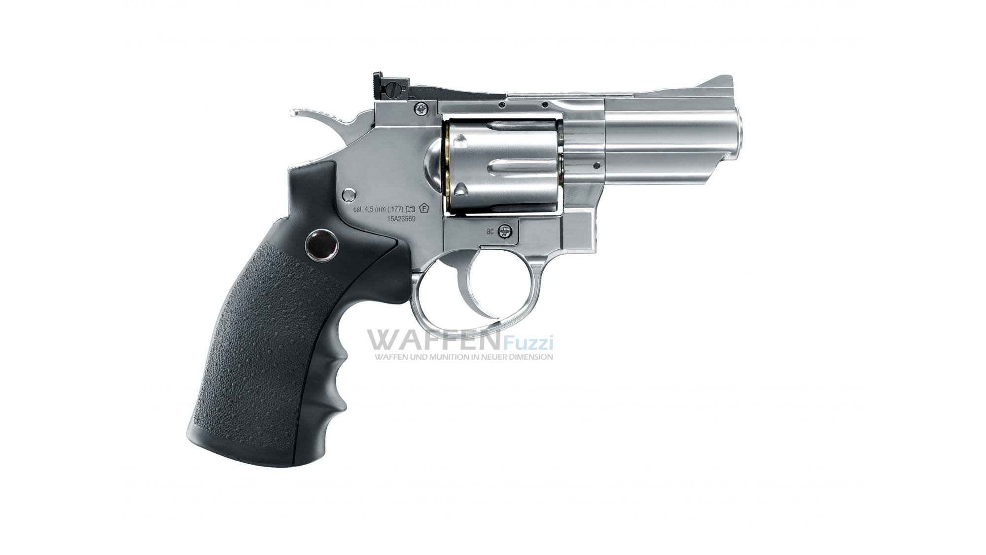 CO2-Revolver-2-5Zoll-Legends-S25 CO2 Revolver Legends aus Metall mit 6 Schuss Trommel Kaliber 4,5mm Diabolo