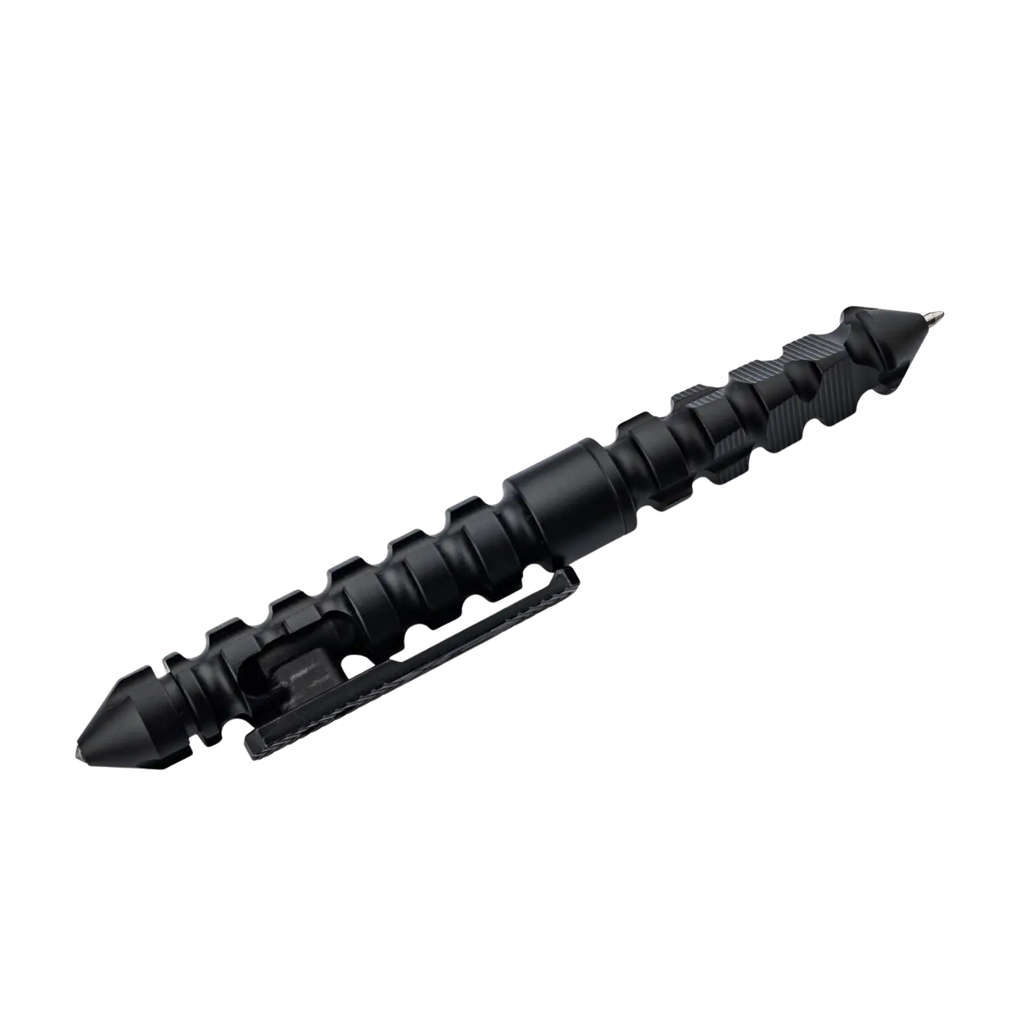 gütelclip Böcker Fat Box Pen, schwarzer multifunktionaler Stift mit spitz zulaufenden Enden und strukturiertem Griffbereich
