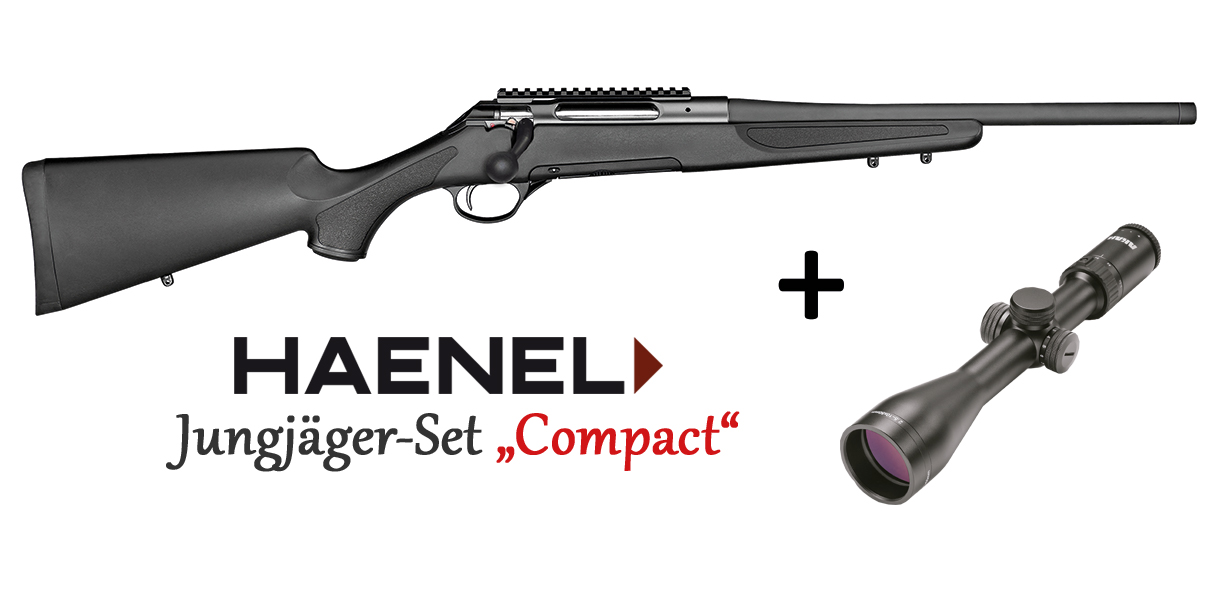 J-ger-Set-Haenel Haenel Jungjäger Set Jaeger 10 inkl. ZF 2,5-10x50 Leuchtabsehen